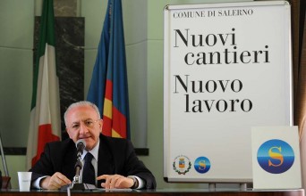 Vincenzo De Luca nuovi cantieri